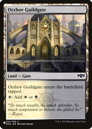 Orzhov Guildgate (LIST-252) [The List Reprints]