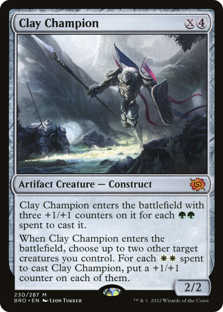 Clay Champion (BRO-230) [The Brothers' War] Foil