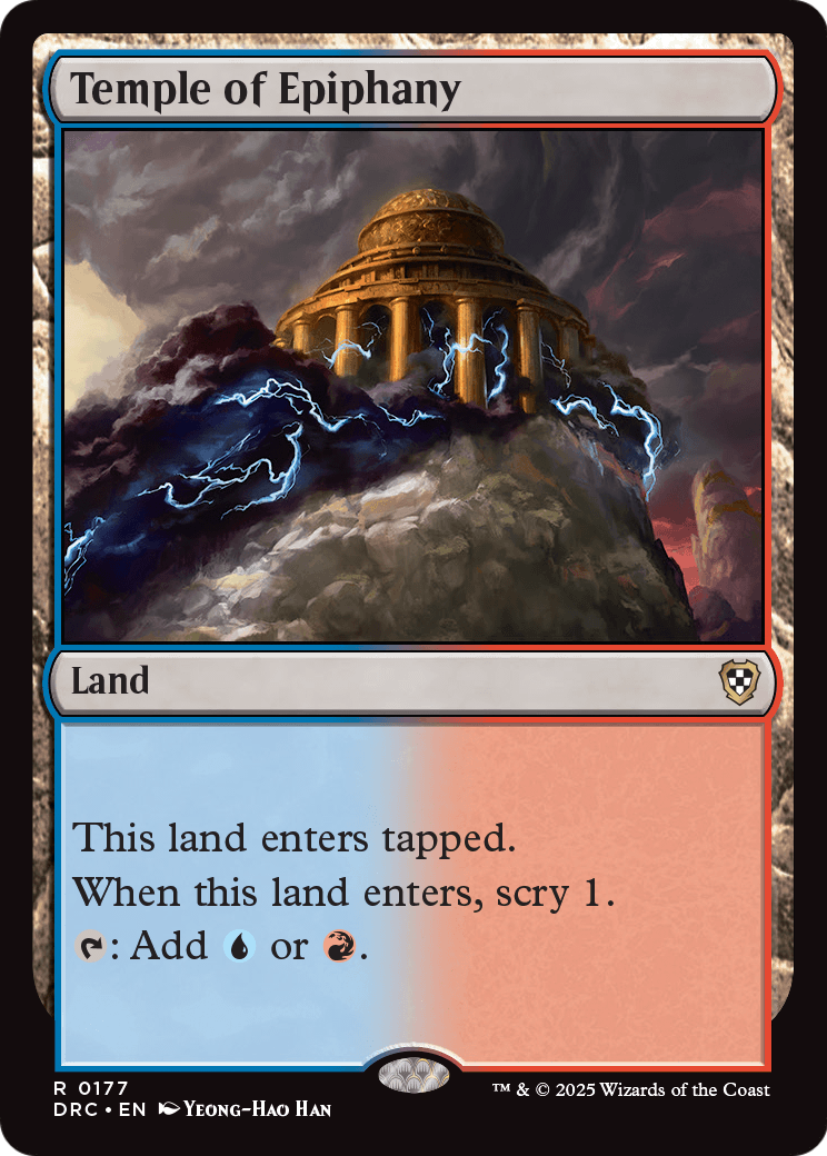 Temple of Epiphany (DRC-177) [Commander: Aetherdrift]