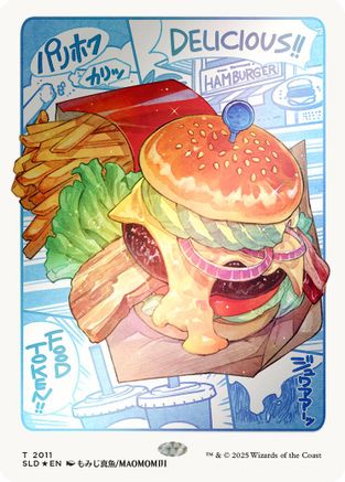 Food Token (SLD-2011) (Rainbow Foil) [Secret Lair Drop Series] Foil