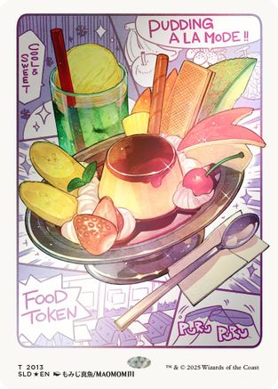 Food Token (SLD-2013) (Rainbow Foil) [Secret Lair Drop Series] Foil