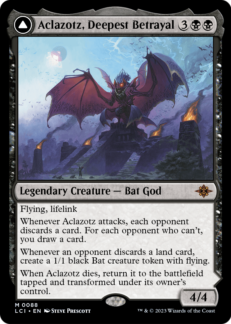 Aclazotz, Deepest Betrayal (LCI-088) [The Lost Caverns of Ixalan]