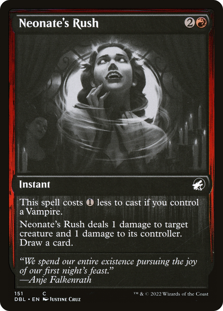 Neonate's Rush (DBL-151) [Innistrad: Double Feature] Foil