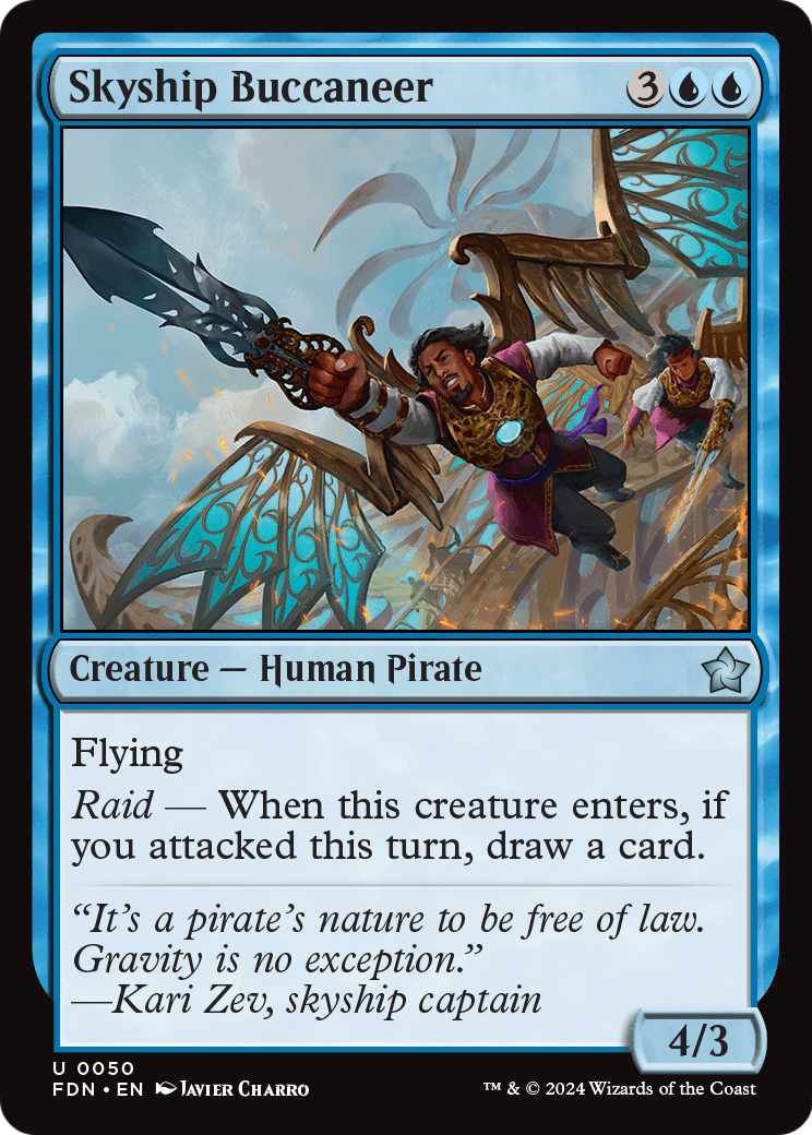 Skyship Buccaneer (FDN-050) [Foundations] Foil