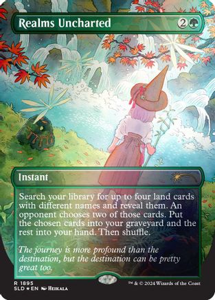Realms Uncharted (Rainbow Foil) (SLD-1895) [Secret Lair Drop Series] Foil