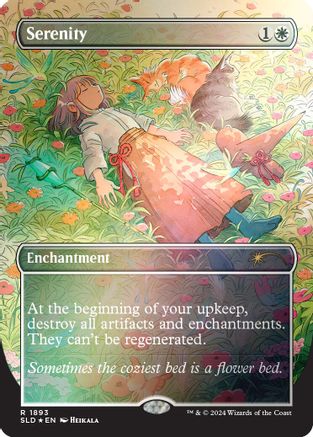 Serenity (Rainbow Foil) (SLD-1893) [Secret Lair Drop Series] Foil