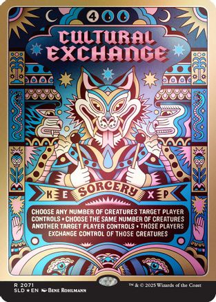 Cultural Exchange (Rainbow Foil) (SLD-2071) [Secret Lair Drop Series] Foil
