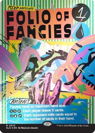 Folio of Fancies (Rainbow Foil) (SLD-2072) [Secret Lair Drop Series] Foil