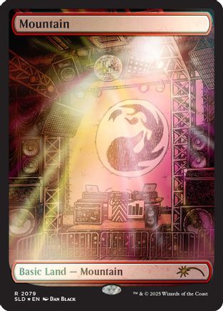 Mountain (SLD-2079) (Rainbow Foil) [Secret Lair Drop Series] Foil
