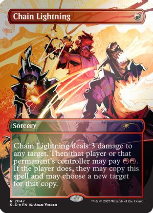 Chain Lightning (SLD-2047) (Rainbow Foil) [Secret Lair Drop Series] Foil