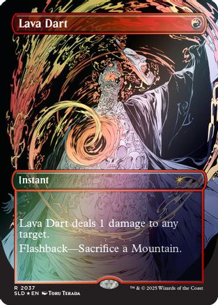 Lava Dart (Rainbow Foil) (SLD-2037) [Secret Lair Drop Series] Foil