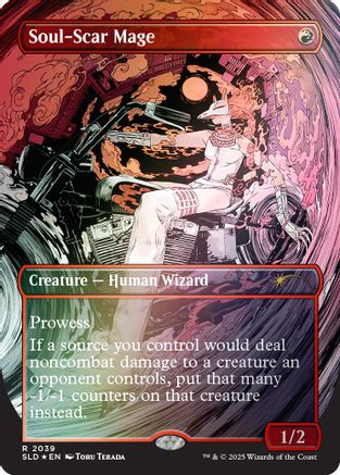 Soul-Scar Mage (SLD-2039) (Rainbow Foil) [Secret Lair Drop Series] Foil