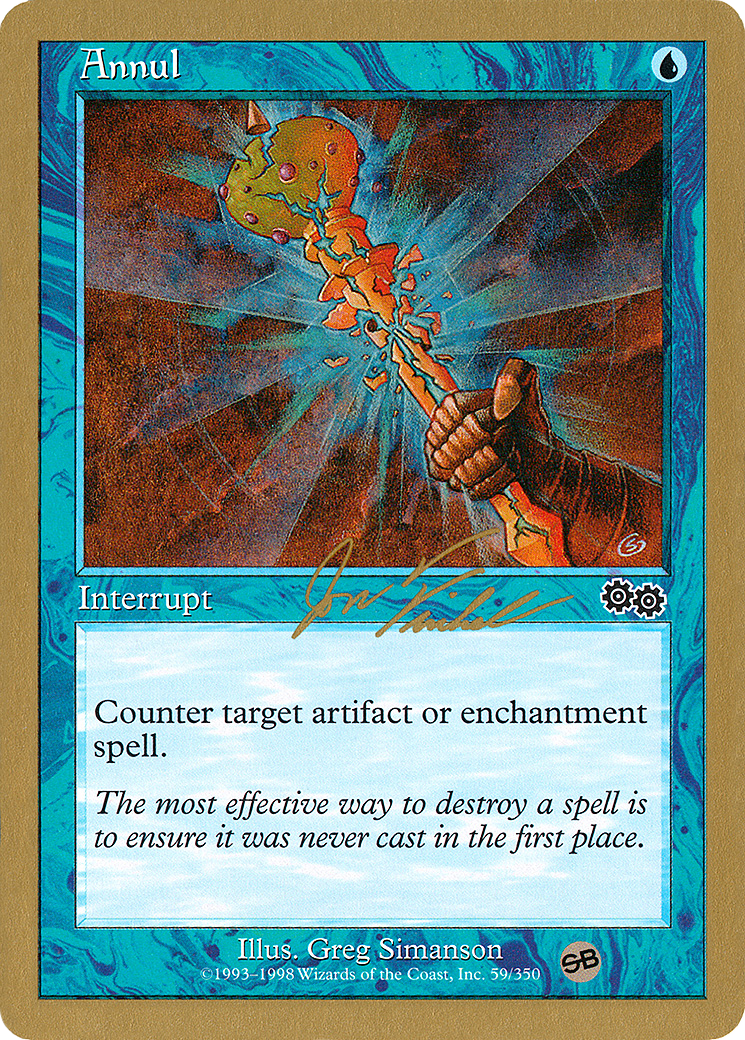 Annul - 2000 Jon Finkel (USG) (SB) [World Championship Decks 2000]