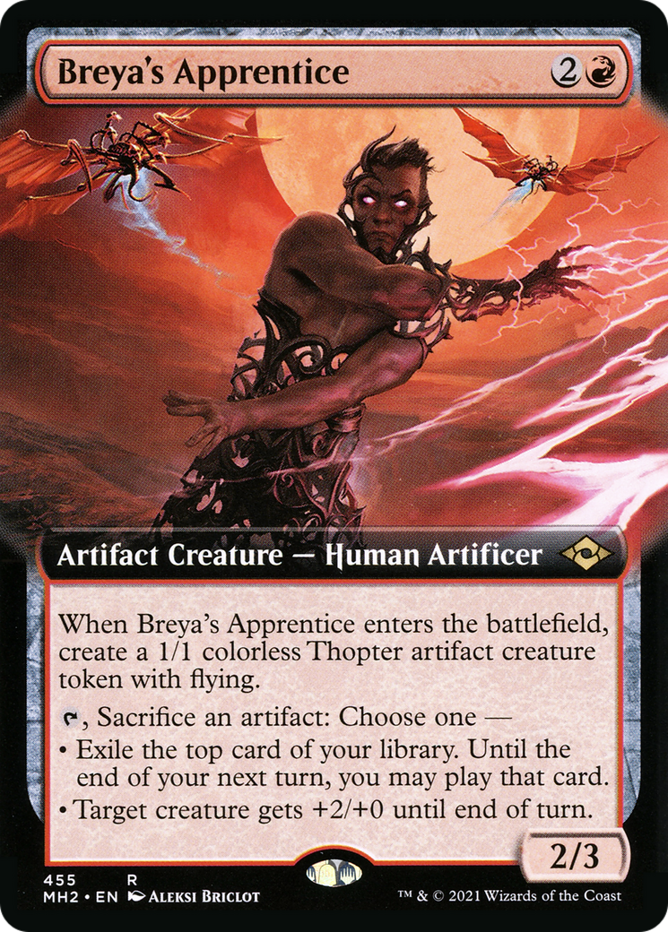 Breya's Apprentice (Extended Art) (MH2-455) [Modern Horizons 2] Foil