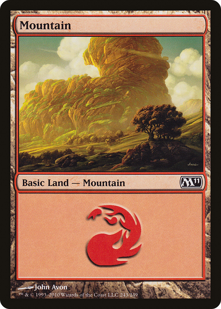 Mountain (M11-243) [Magic 2011] Foil