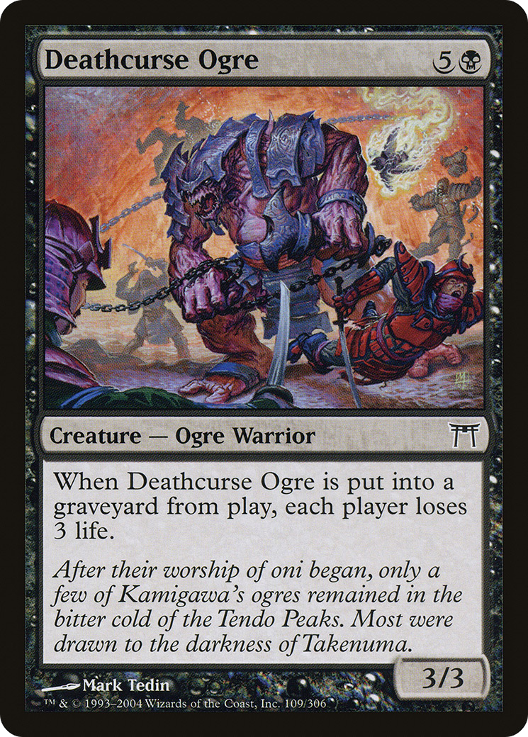 Deathcurse Ogre (CHK-109) [Champions of Kamigawa]