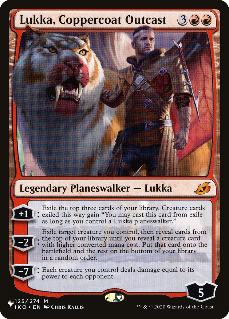 Lukka, Coppercoat Outcast (LIST-IKO-125) [The List]