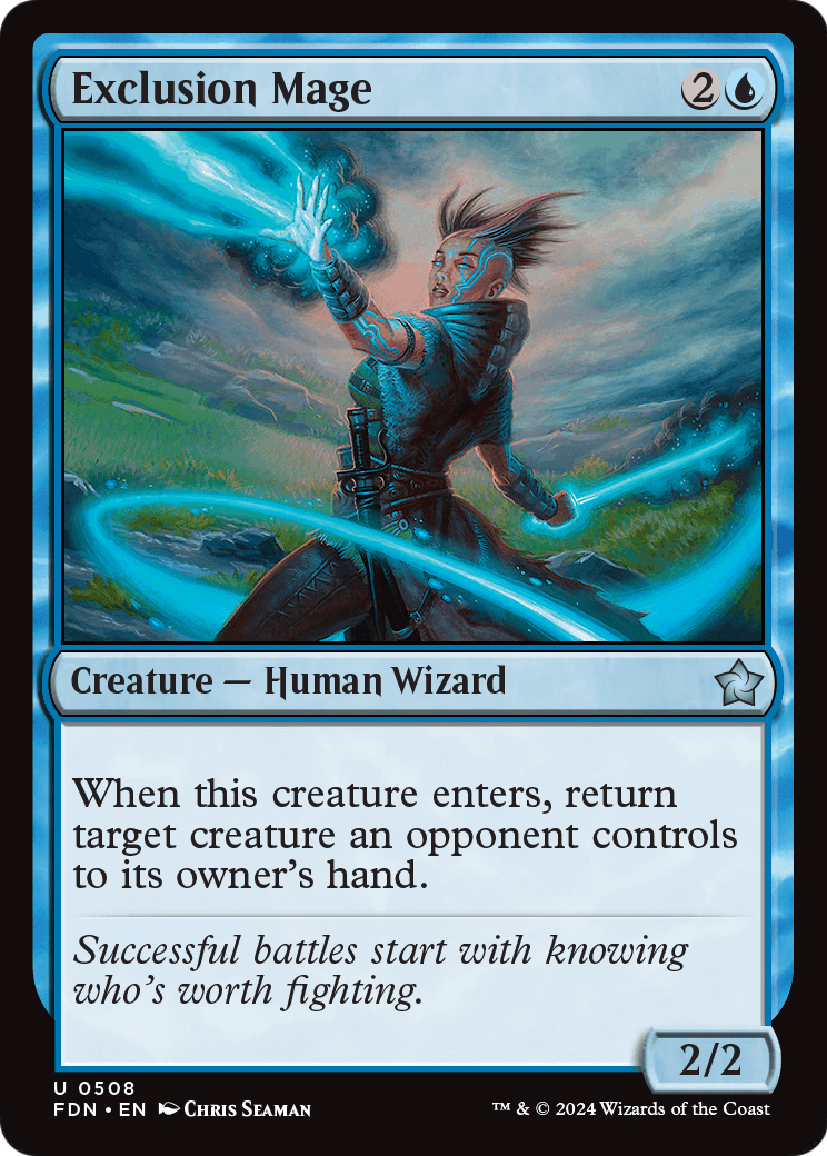 Exclusion Mage (FDN-508) [Foundations]