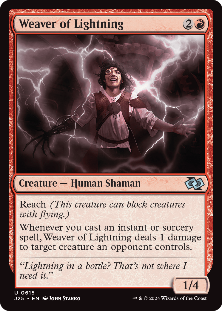 Weaver of Lightning (J25-615) [Foundations Jumpstart]