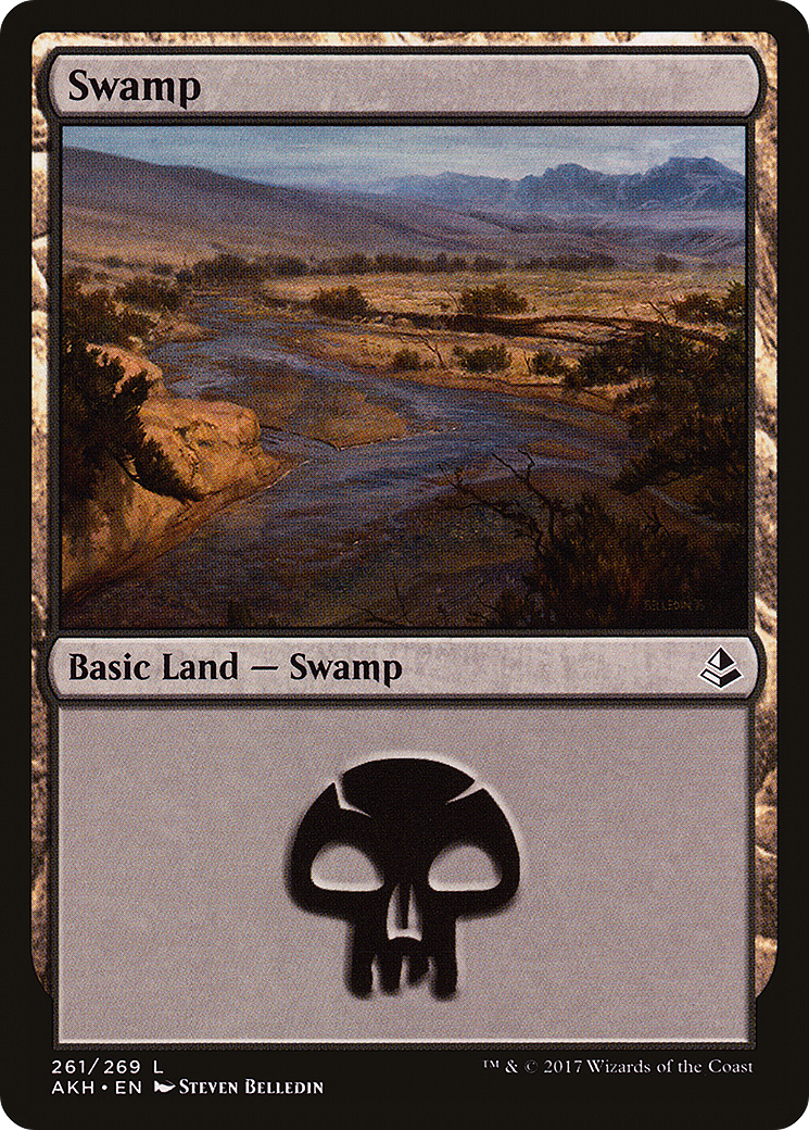 Swamp (AKH-261) [Amonkhet] Foil