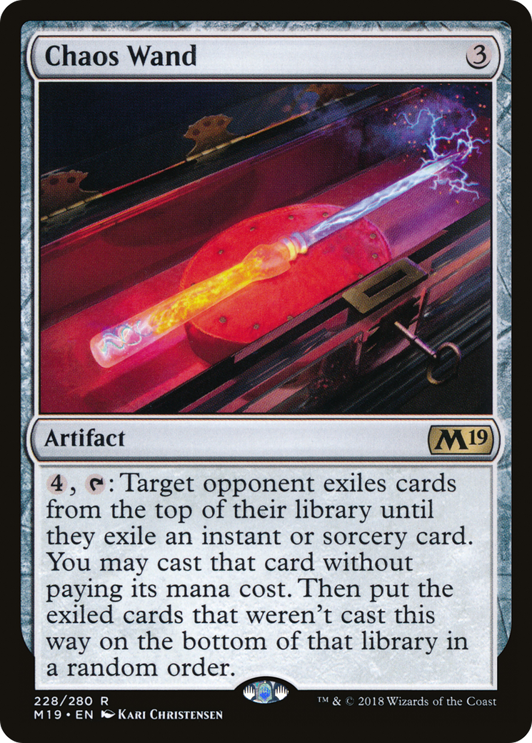 Chaos Wand (M19-228) [Core Set 2019] Foil