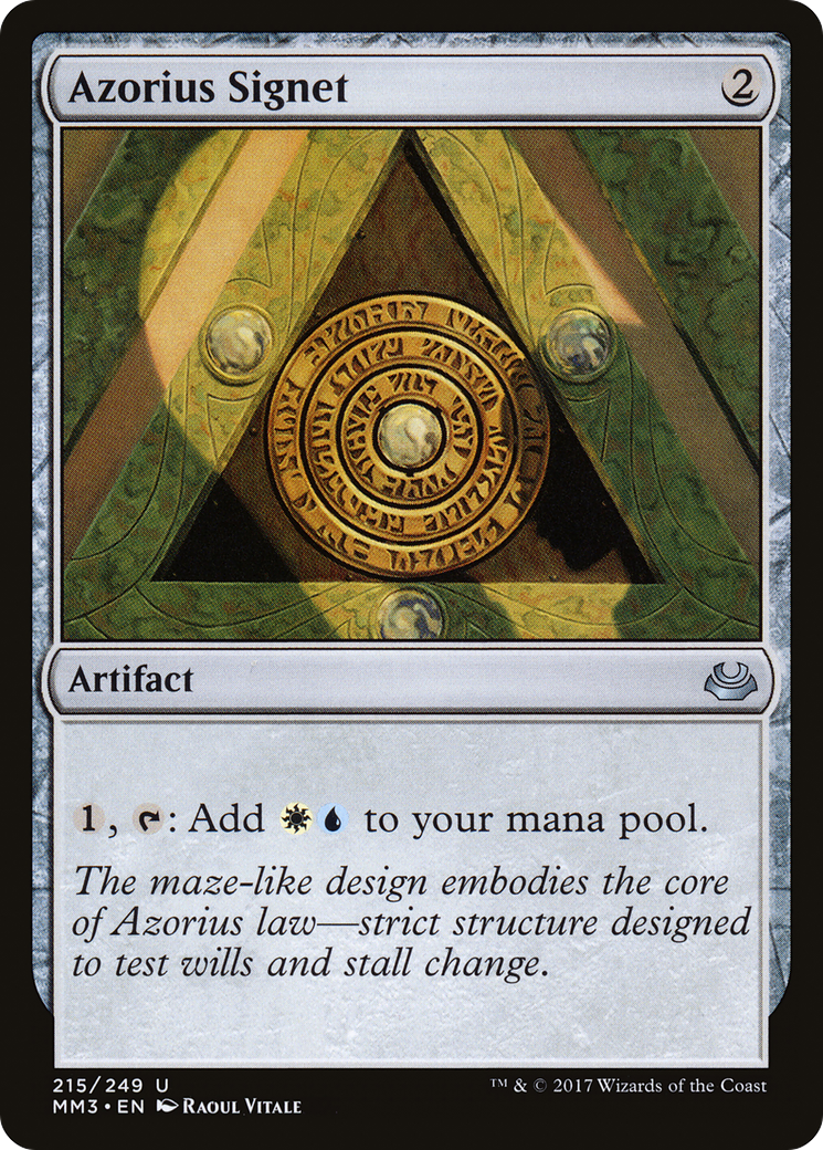 Azorius Signet (MM3-215) [Modern Masters 2017]