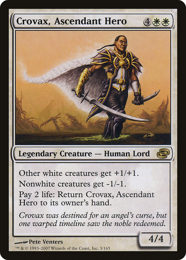 Crovax, Ascendant Hero (PLC-003) [Planar Chaos] Foil
