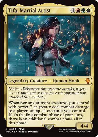 Tifa, Martial Artist (FIC-006) [Commander: FINAL FANTASY]