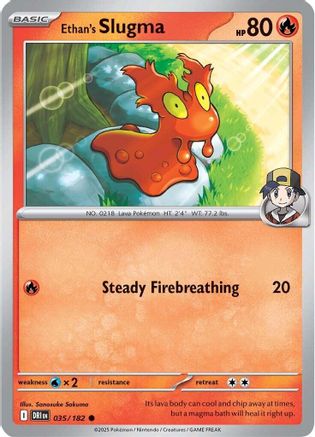 Ethan's Slugma (035) [SV10 Destined Rivals] Reverse Holofoil - Common