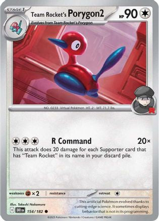 Team Rocket's Porygon2 (154) [SV10 Destined Rivals] - Common