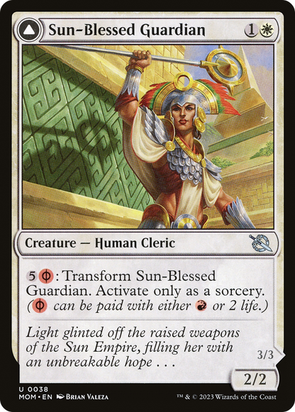 Sun-Blessed Guardian (MOM-038) [March of the Machine]
