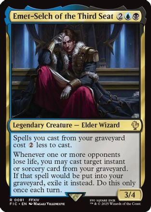 Emet-Selch of the Third Seat (FIC-081) [Commander: FINAL FANTASY]