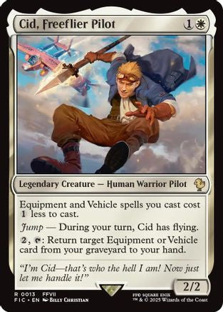 Cid, Freeflier Pilot (FIC-013) [Commander: FINAL FANTASY]