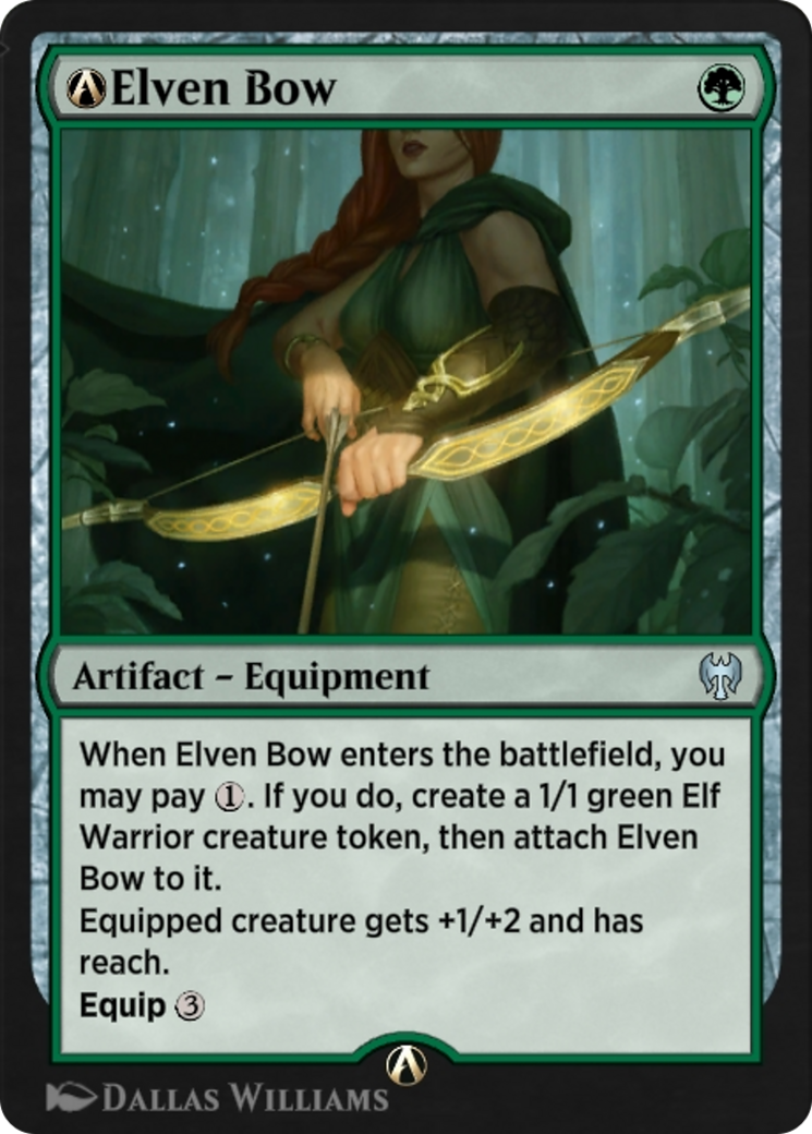 A-Elven Bow (KHM-A-166) [Kaldheim]