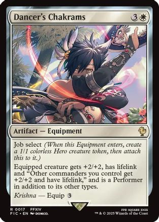 Dancer's Chakrams (FIC-017) [Commander: FINAL FANTASY]