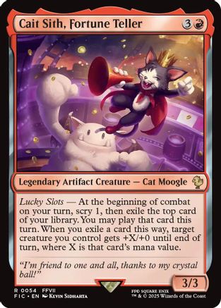 Cait Sith, Fortune Teller (FIC-054) [Commander: FINAL FANTASY]