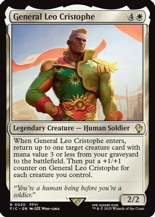 General Leo Cristophe (FIC-020) [Commander: FINAL FANTASY]