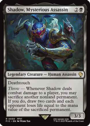 Shadow, Mysterious Assassin (FIC-050) [Commander: FINAL FANTASY]