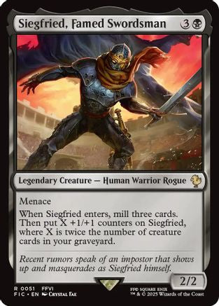 Siegfried, Famed Swordsman (FIC-051) [Commander: FINAL FANTASY]