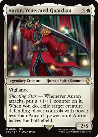 Auron, Venerated Guardian (FIC-010) [Commander: FINAL FANTASY]