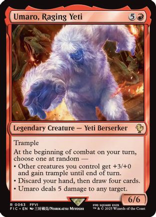 Umaro, Raging Yeti (FIC-063) [Commander: FINAL FANTASY]