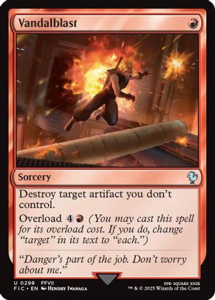 Vandalblast (FIC-298) [Commander: FINAL FANTASY]