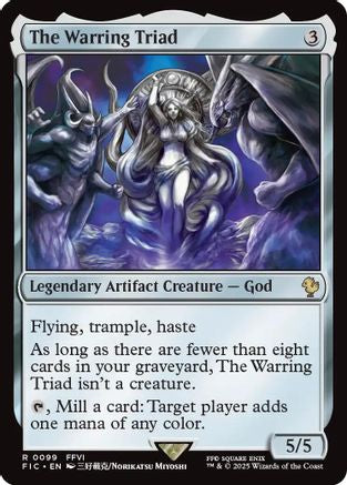 The Warring Triad (FIC-099) [Commander: FINAL FANTASY]