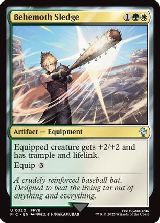 Behemoth Sledge (FIC-320) [Commander: FINAL FANTASY]