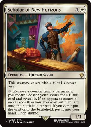Scholar of New Horizons (FIC-252) [Commander: FINAL FANTASY]