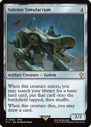 Solemn Simulacrum (FIC-360) [Commander: FINAL FANTASY]