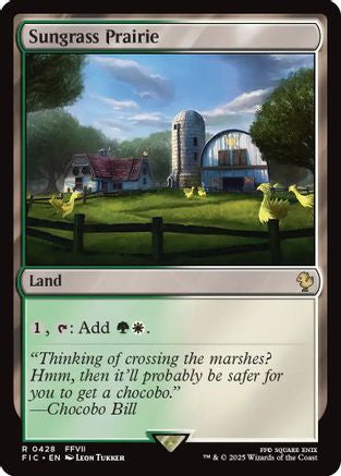 Sungrass Prairie (FIC-428) [Commander: FINAL FANTASY]