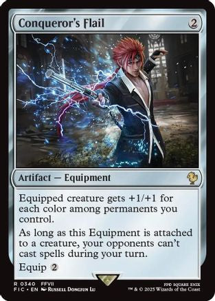 Conqueror's Flail (FIC-340) [Commander: FINAL FANTASY]