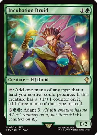 Incubation Druid (FIC-309) [Commander: FINAL FANTASY]