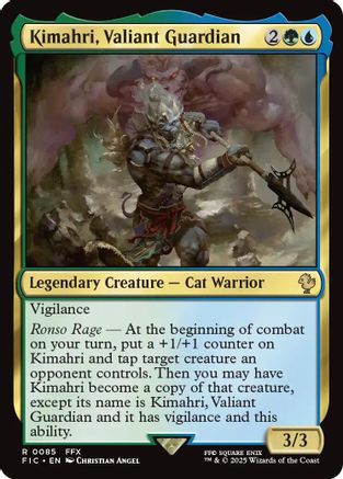 Kimahri, Valiant Guardian (FIC-085) [Commander: FINAL FANTASY]